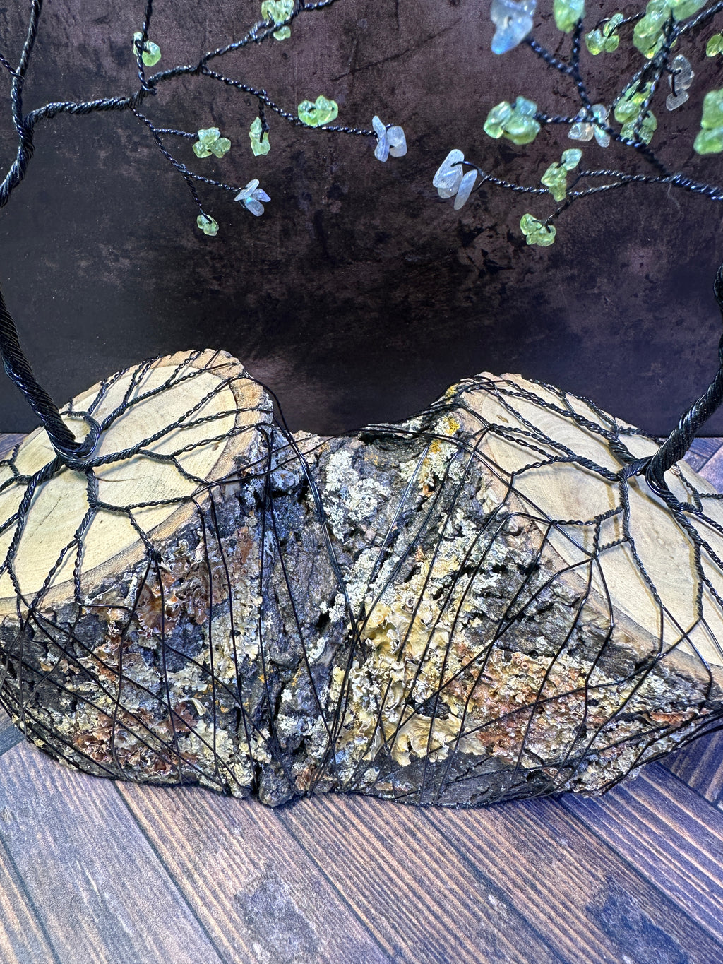 Labradorite and Peridot Tree of Life