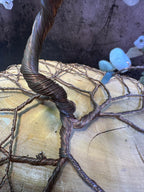 Rose Quartz and Amazonite Tree of Life Sculpture