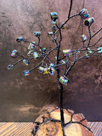 Andromeda - Rainbow Hematite Wire Tree Sculpture