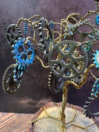 Steampunk Gears Brass Wire Tree