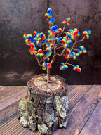 Rainbow Orb Tree of Life Sculpture