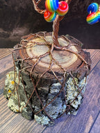 Rainbow Orb Tree of Life Sculpture
