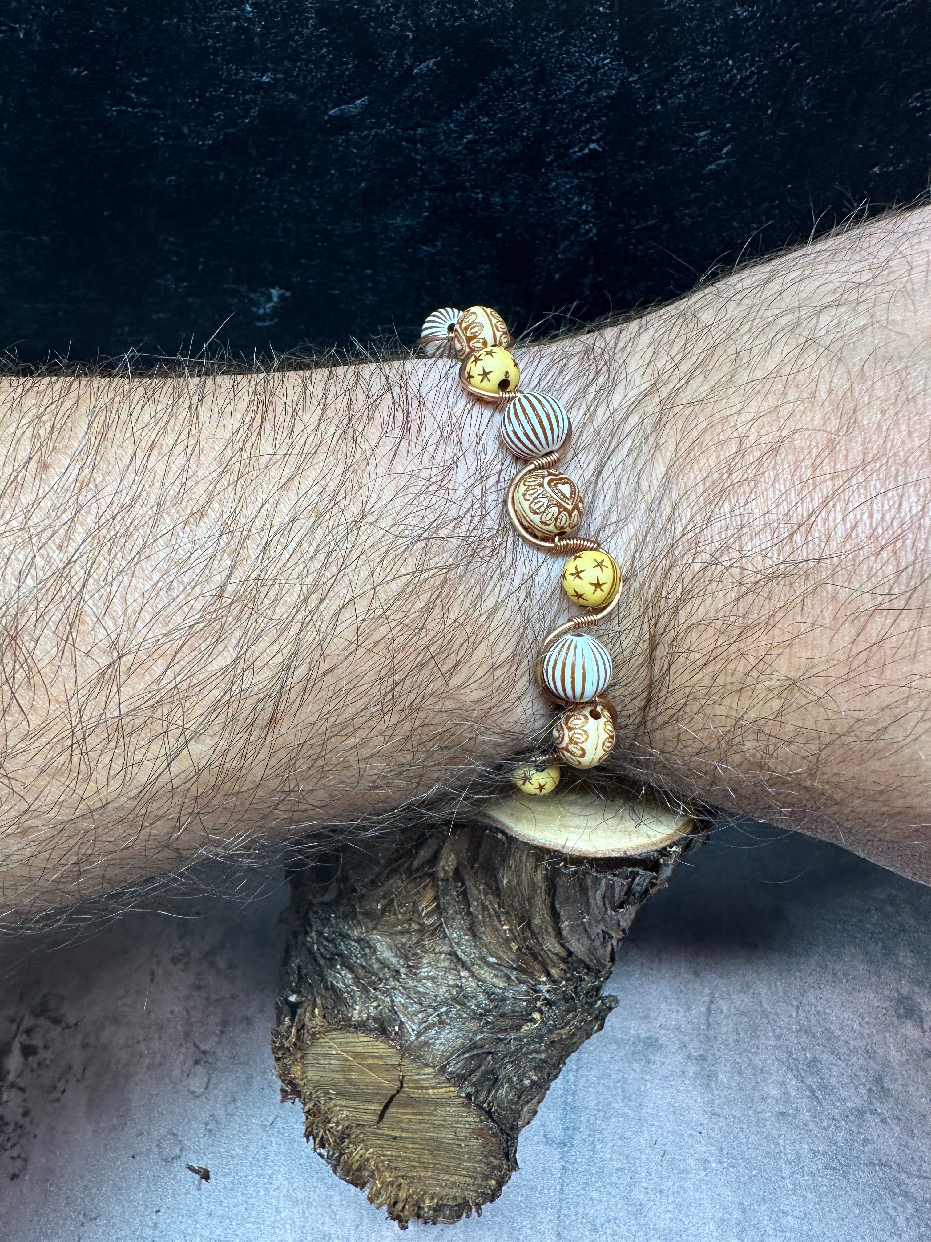 Celestial Copper Wire Bracelet