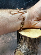 Copper Wavy Wrap Bracelet