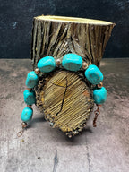 Magnesite and Copper Bracelet