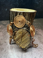 Large Copper Spiral Bracelet