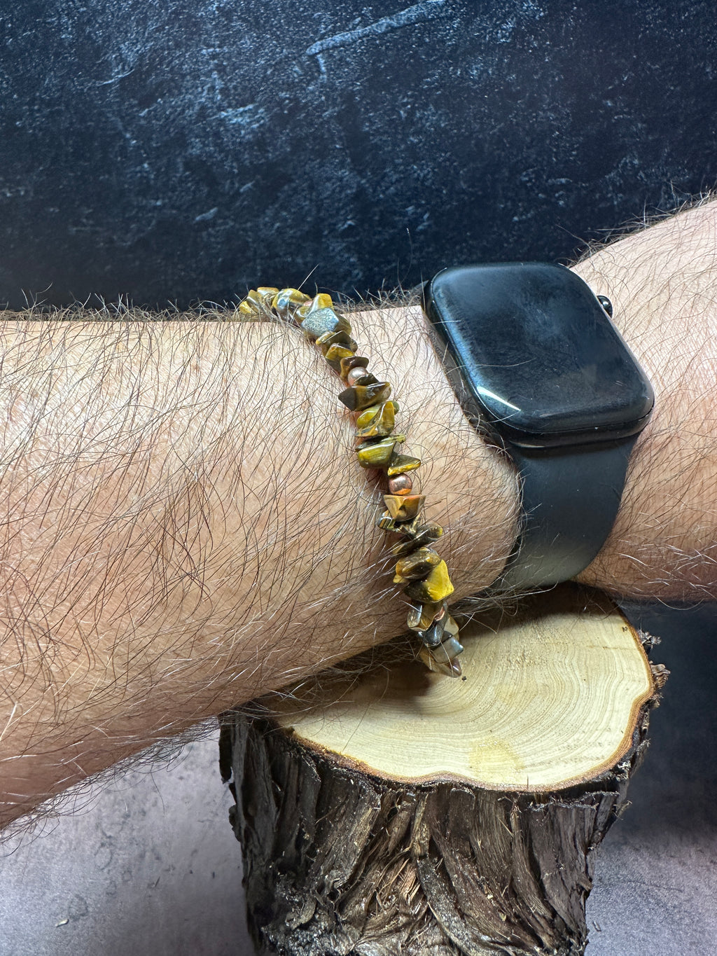 Yellow Tiger Eye Beaded Bracelet