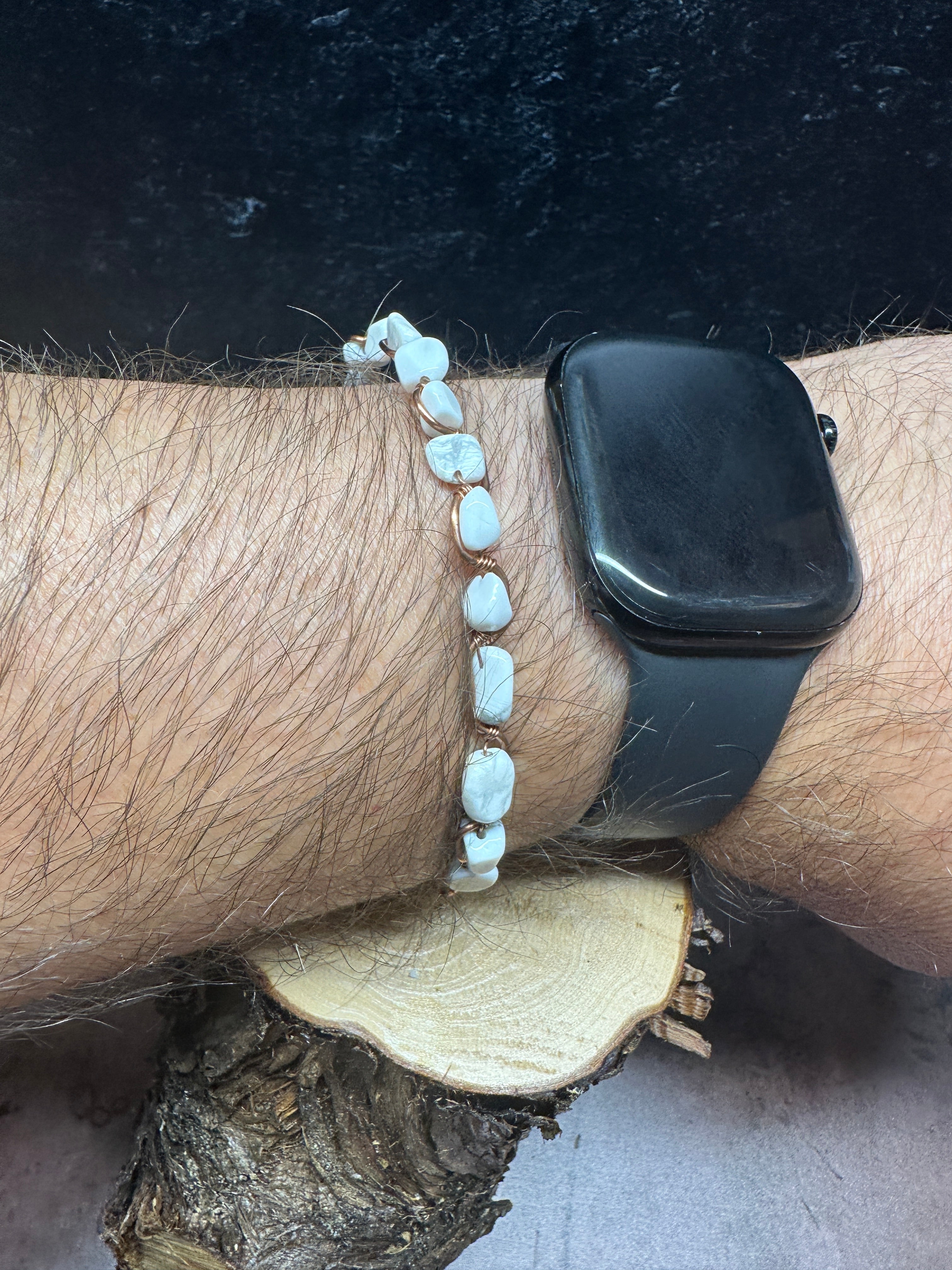 Howlite Copper Bracelet