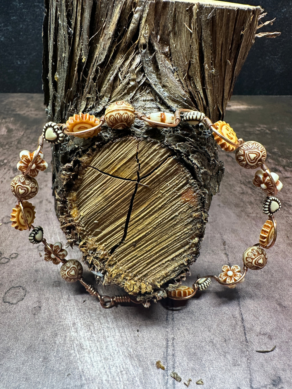 Celestial Copper Wire Bracelet