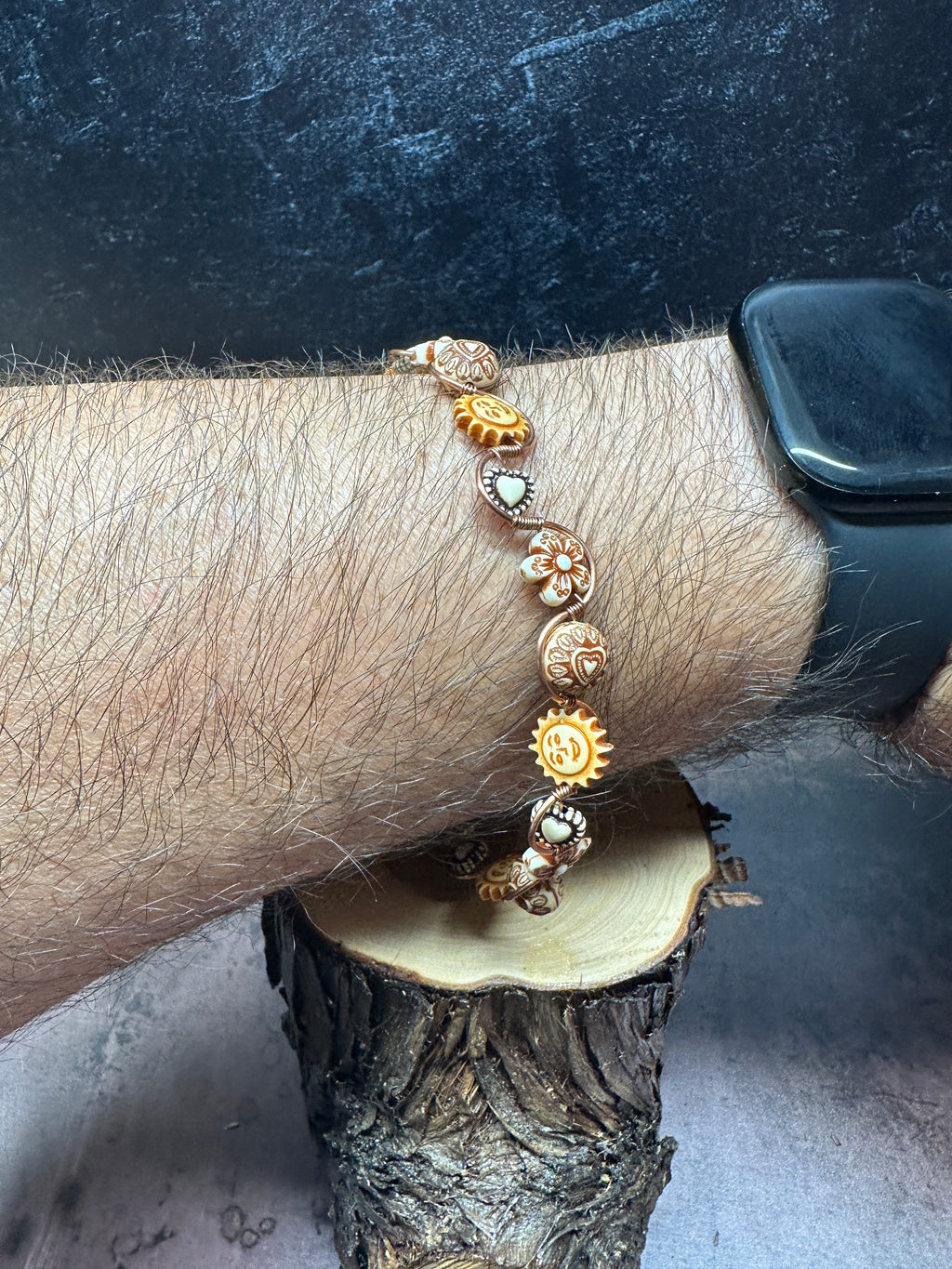 Celestial Copper Wire Bracelet