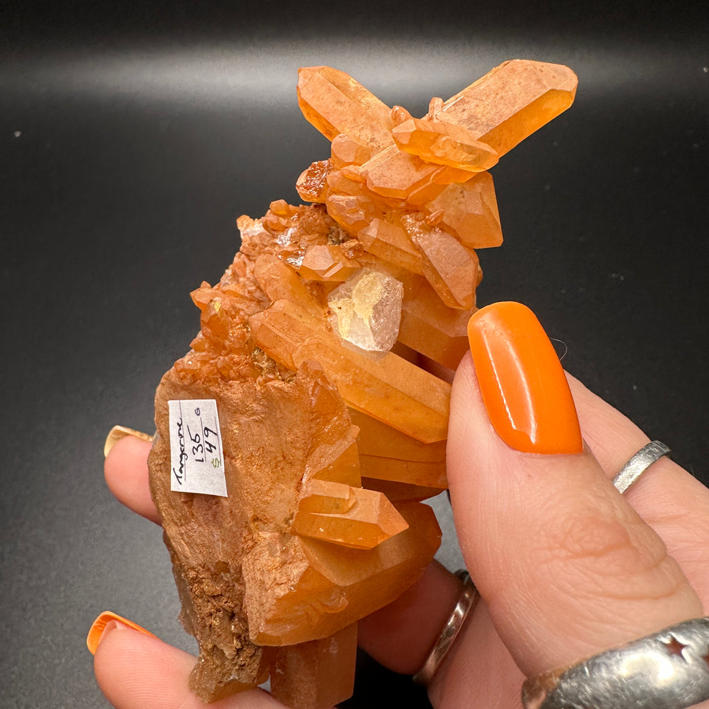 Tangerine Quartz Cluster
