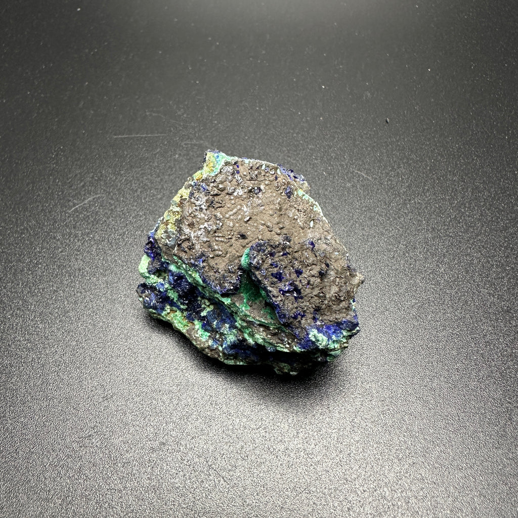 Azurite in Malachite Raw Mineral Specimen