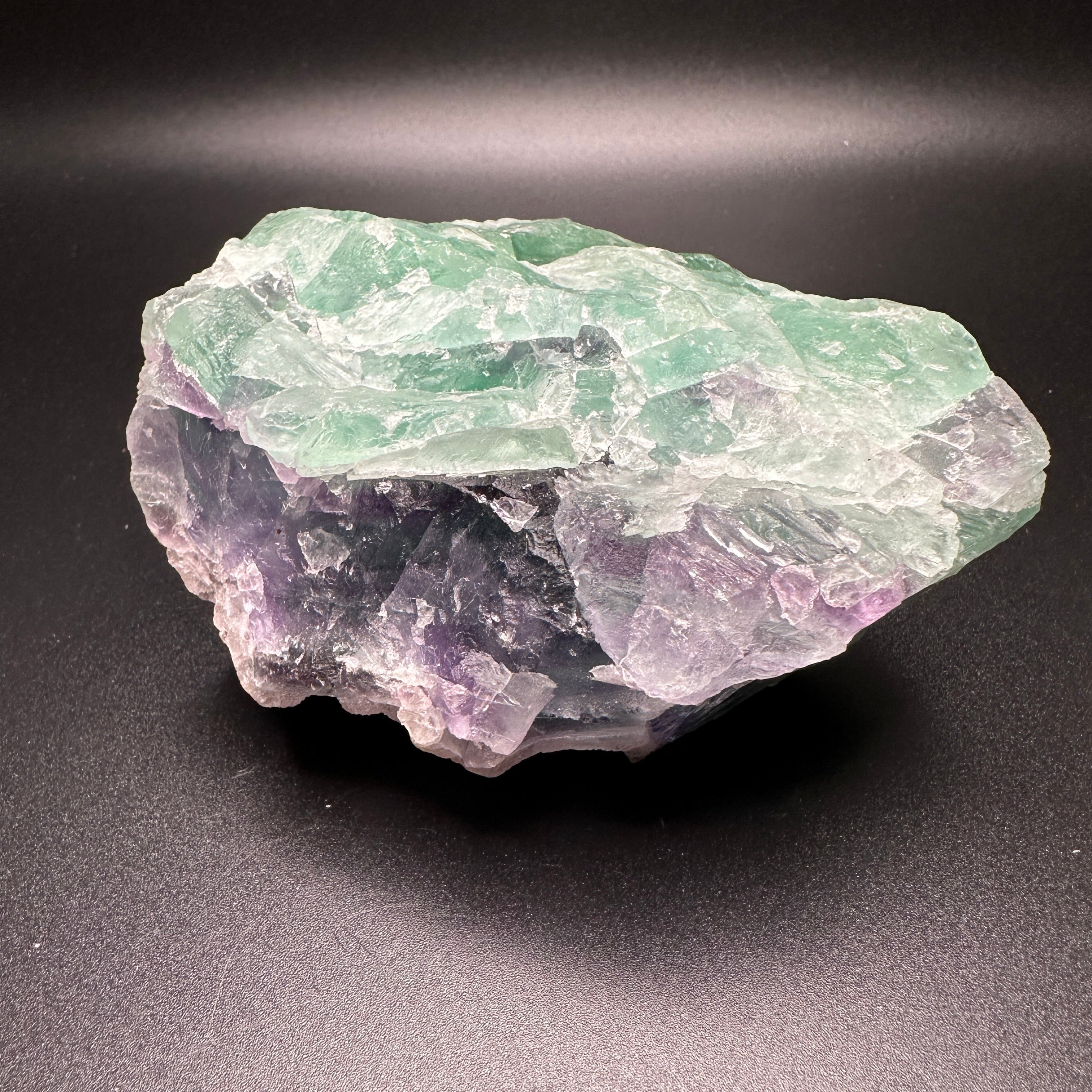 Raw Rainbow Sugar Fluorite Specimen