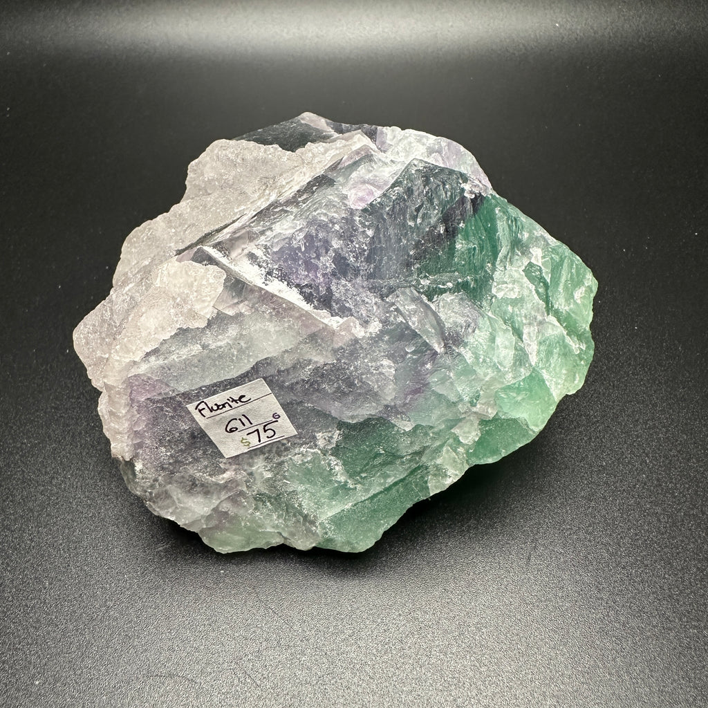 Raw Rainbow Sugar Fluorite Specimen