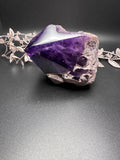 Amethyst Freeform Carved Point