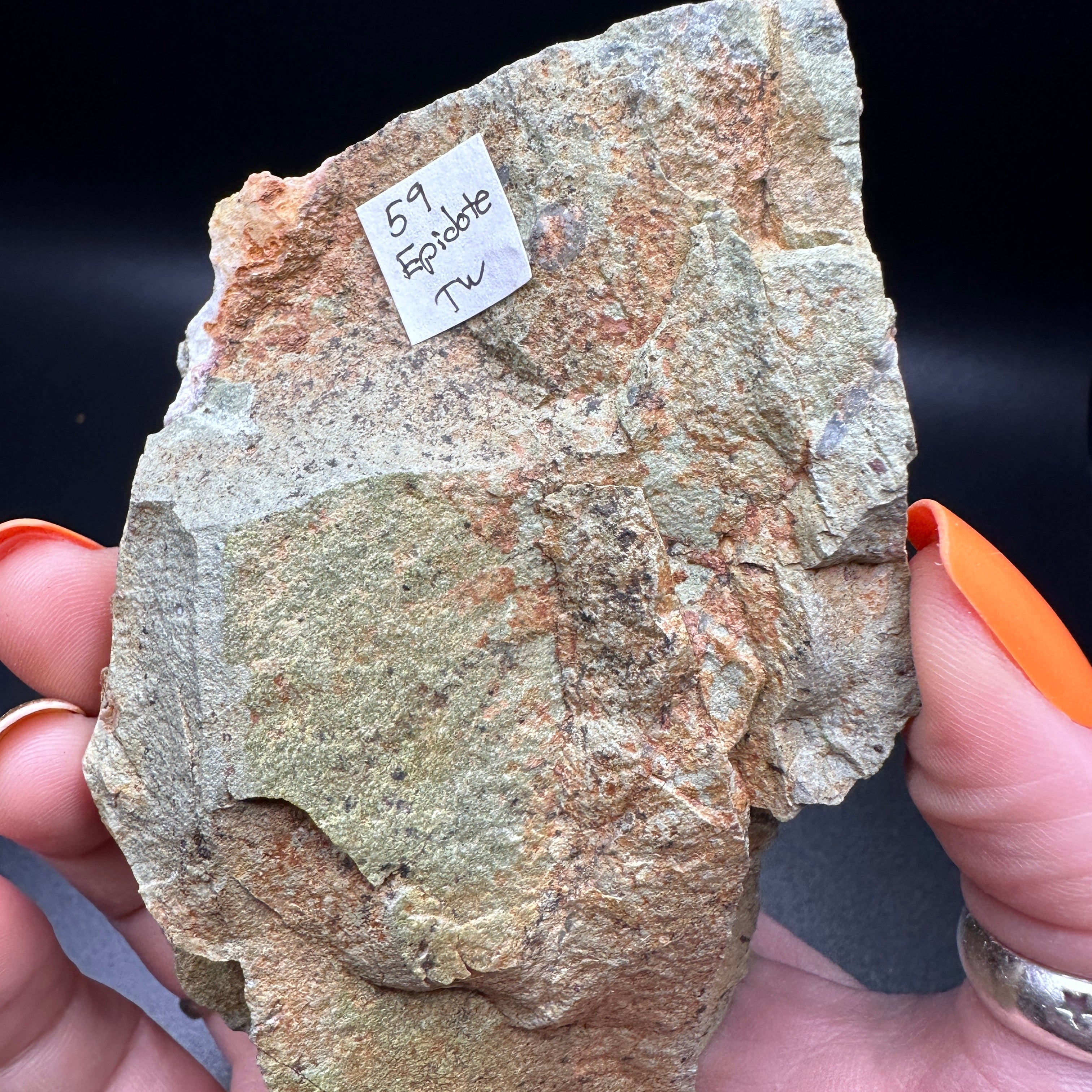 Raw Epidote Mineral Specimen