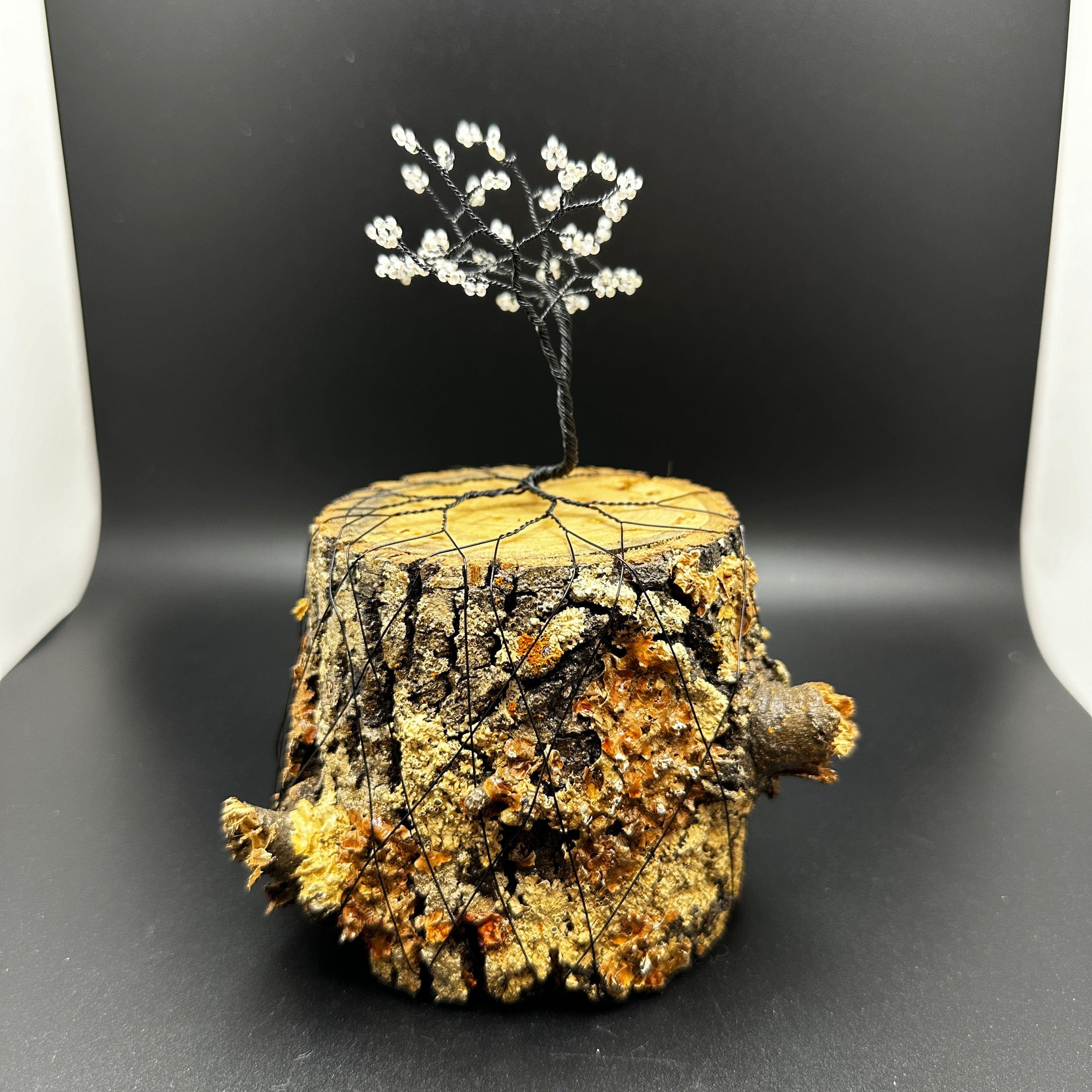 Topaz Wire Tree Sculpture