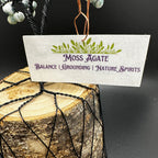 Moss Agate Wire Tree Sculpture