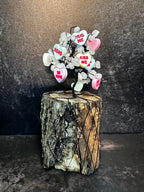 Candy Heart Wire Tree Sculpture