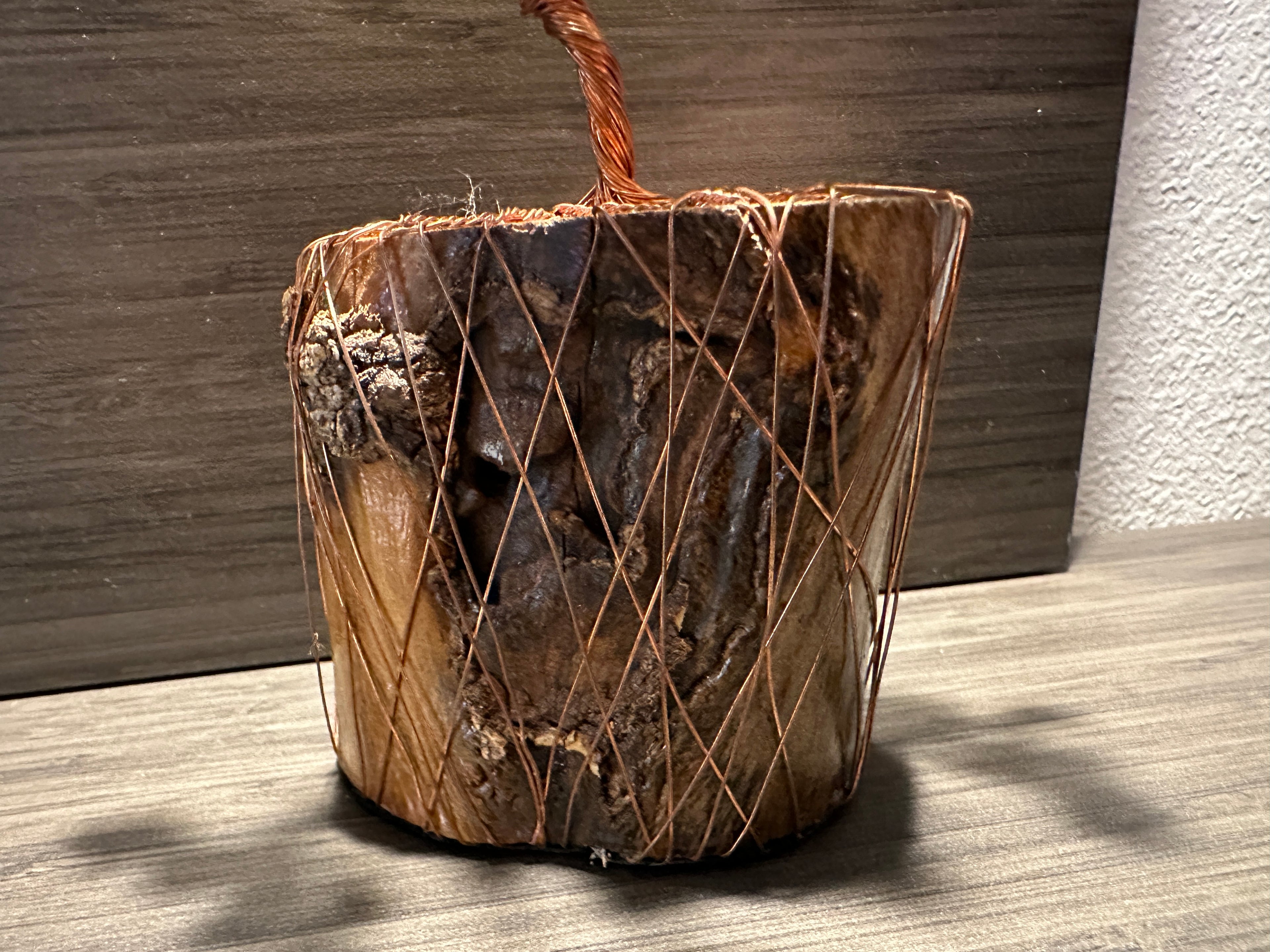 Ari - Yellow Calcite Wire Tree Sculpture