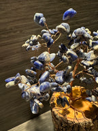 Atlas - Sodalite Wire Tree Sculpture