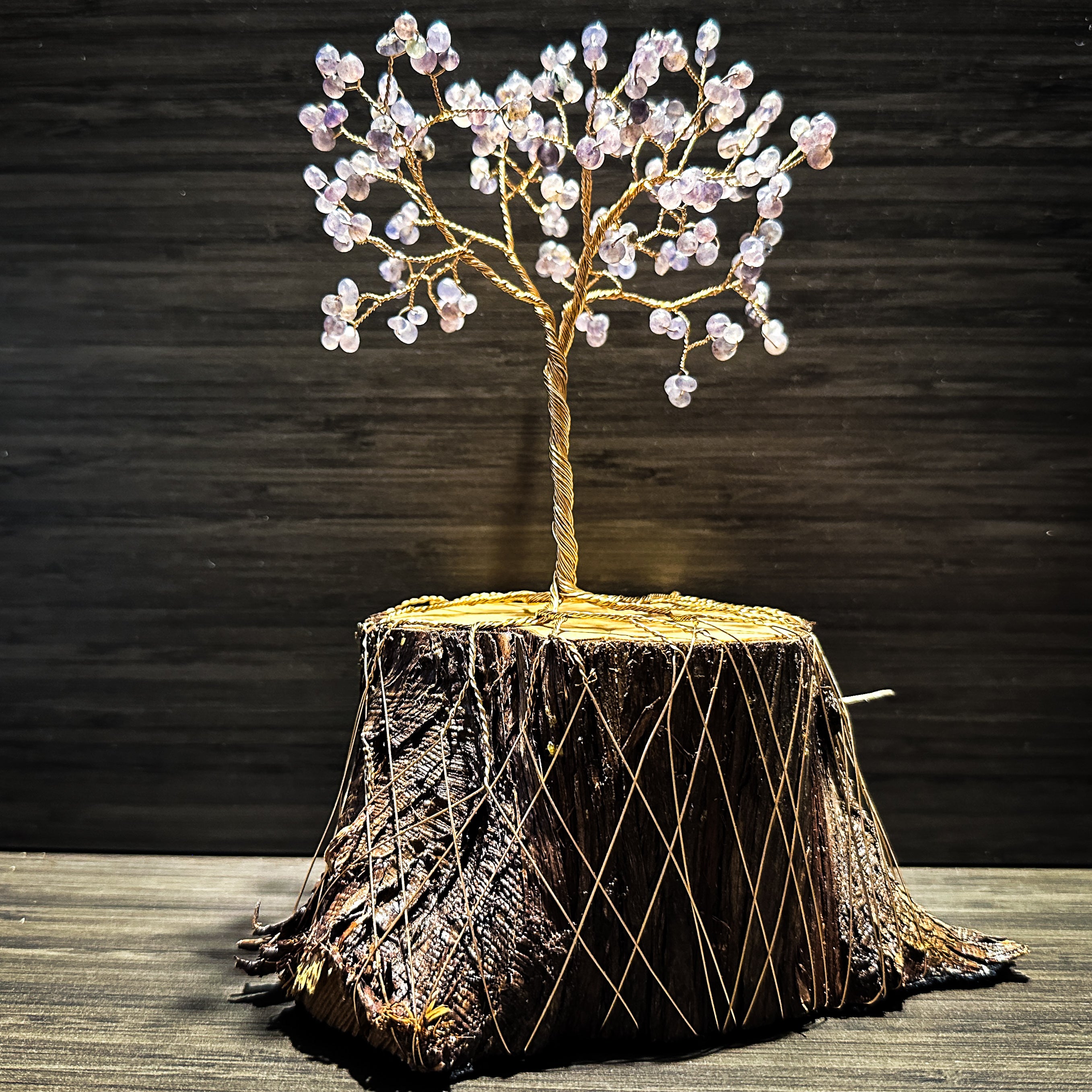 Freya - Iolite Wire Tree Sculpture