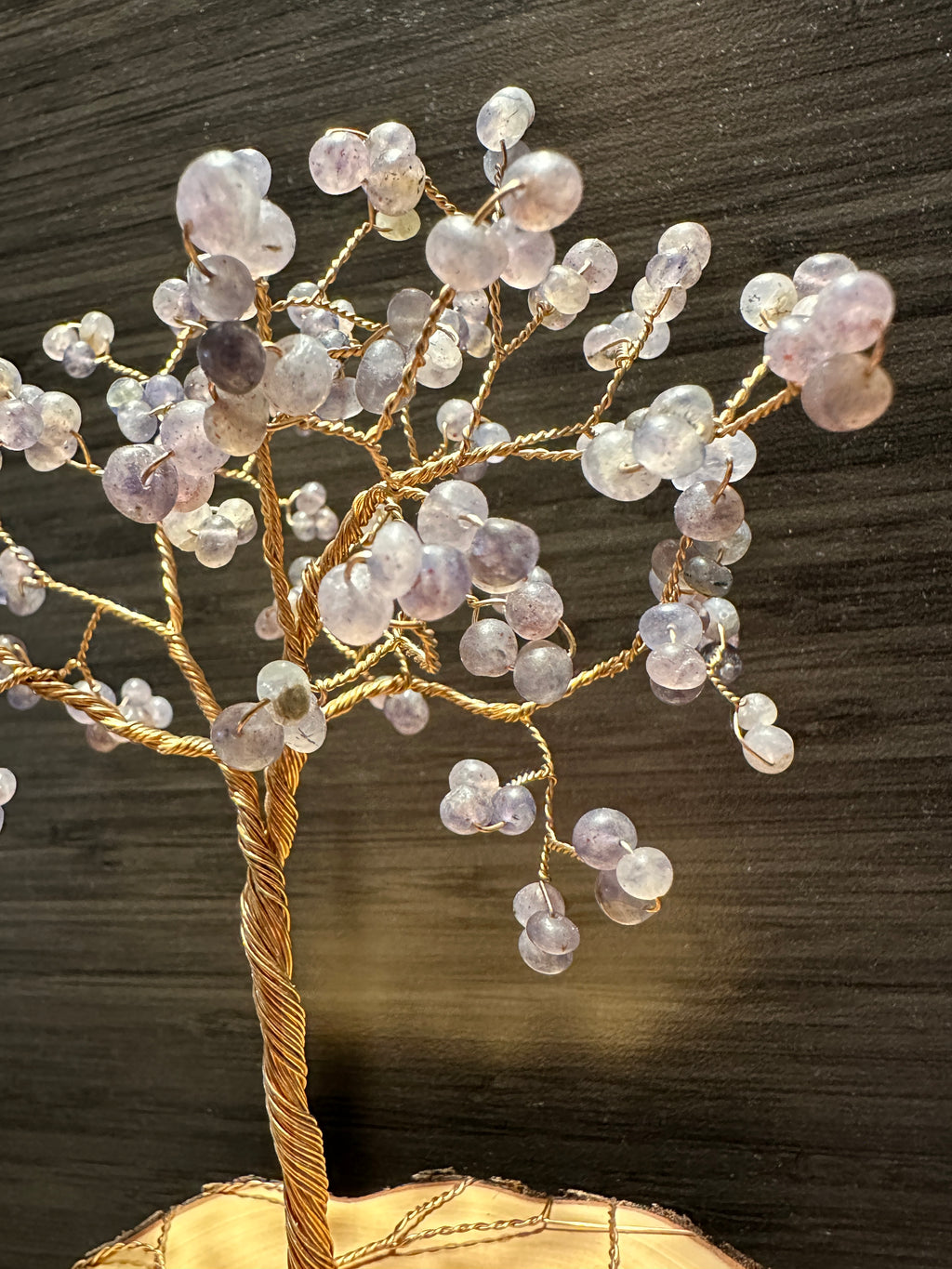 Freya - Iolite Wire Tree Sculpture
