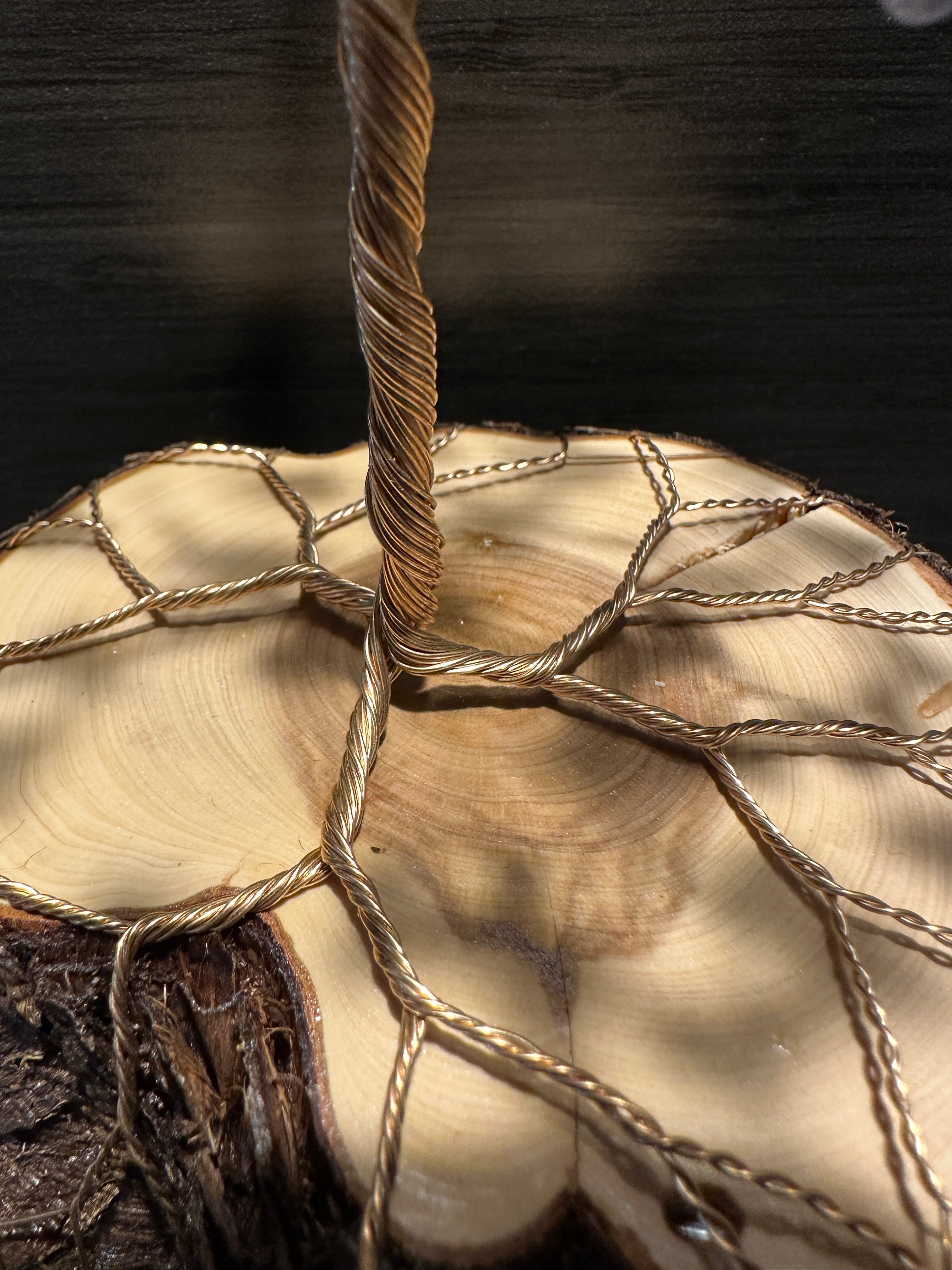 Freya - Iolite Wire Tree Sculpture