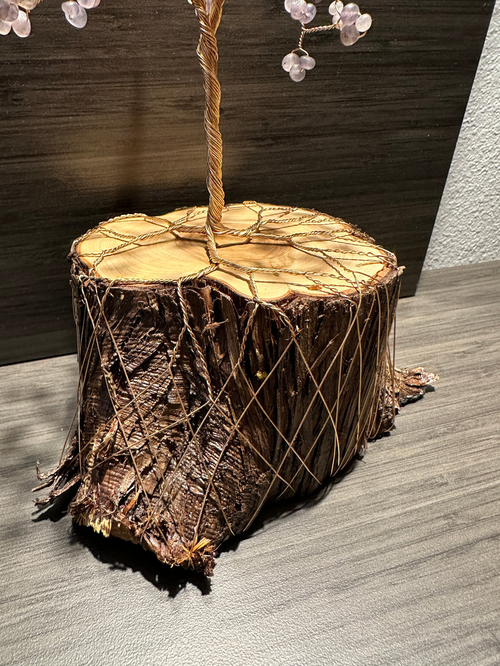 Freya - Iolite Wire Tree Sculpture