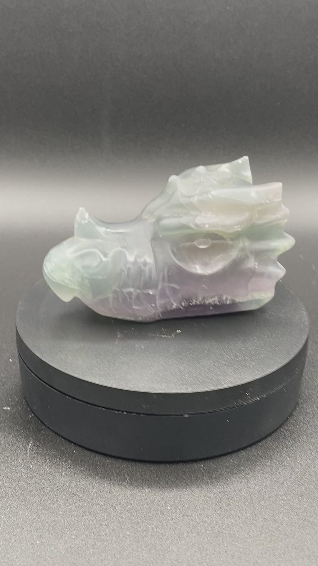 Fluorite Dragon Head