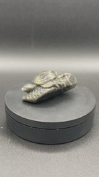 Labradorite Turtle Carving