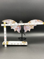 Ocean Jasper Dragon Wings with Stand                 (A)