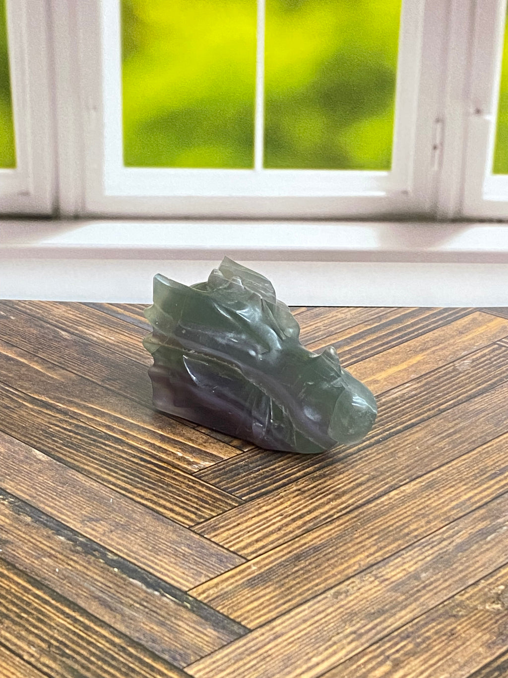 Fluorite Dragon Head