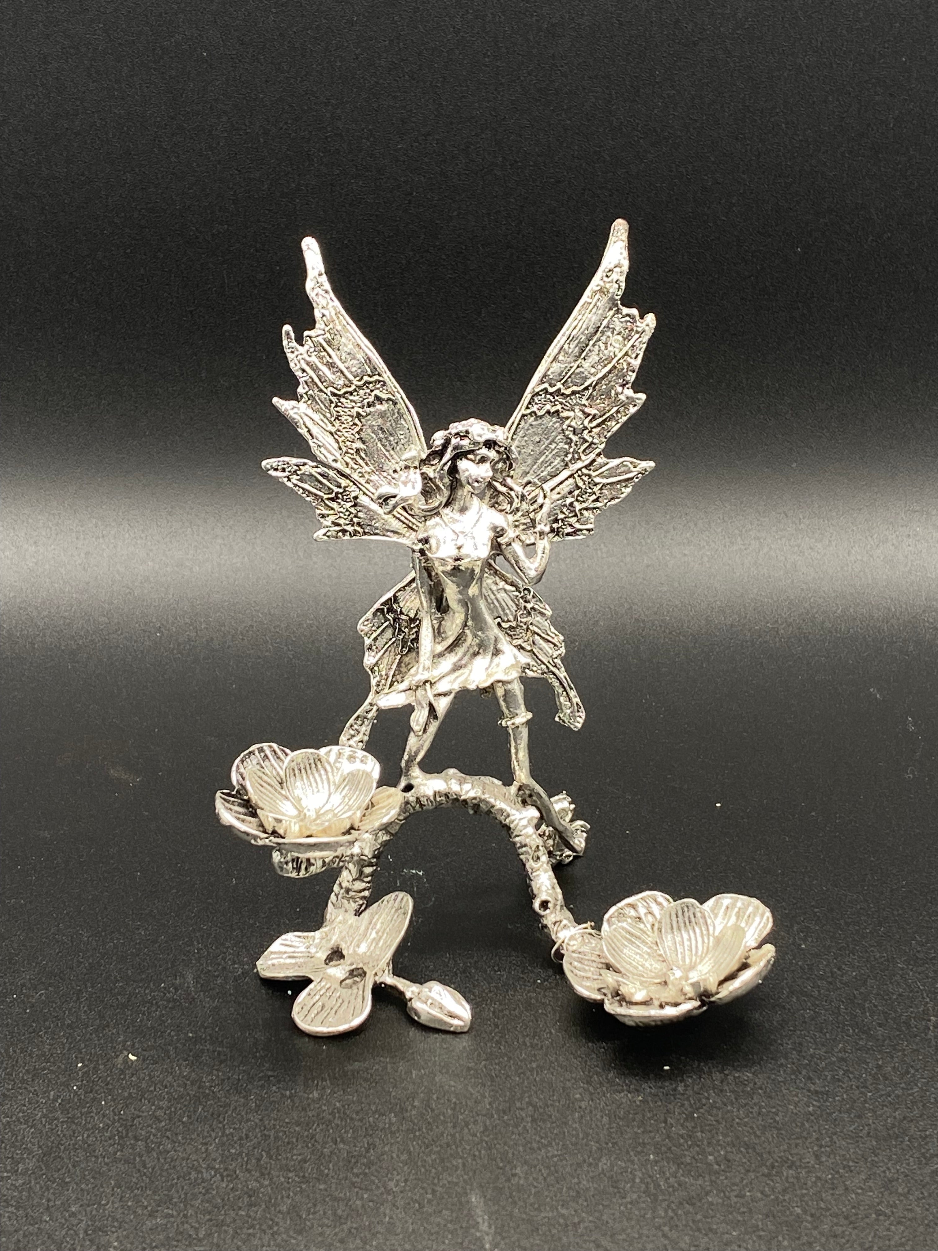 Silver Fairy Sphere Holder