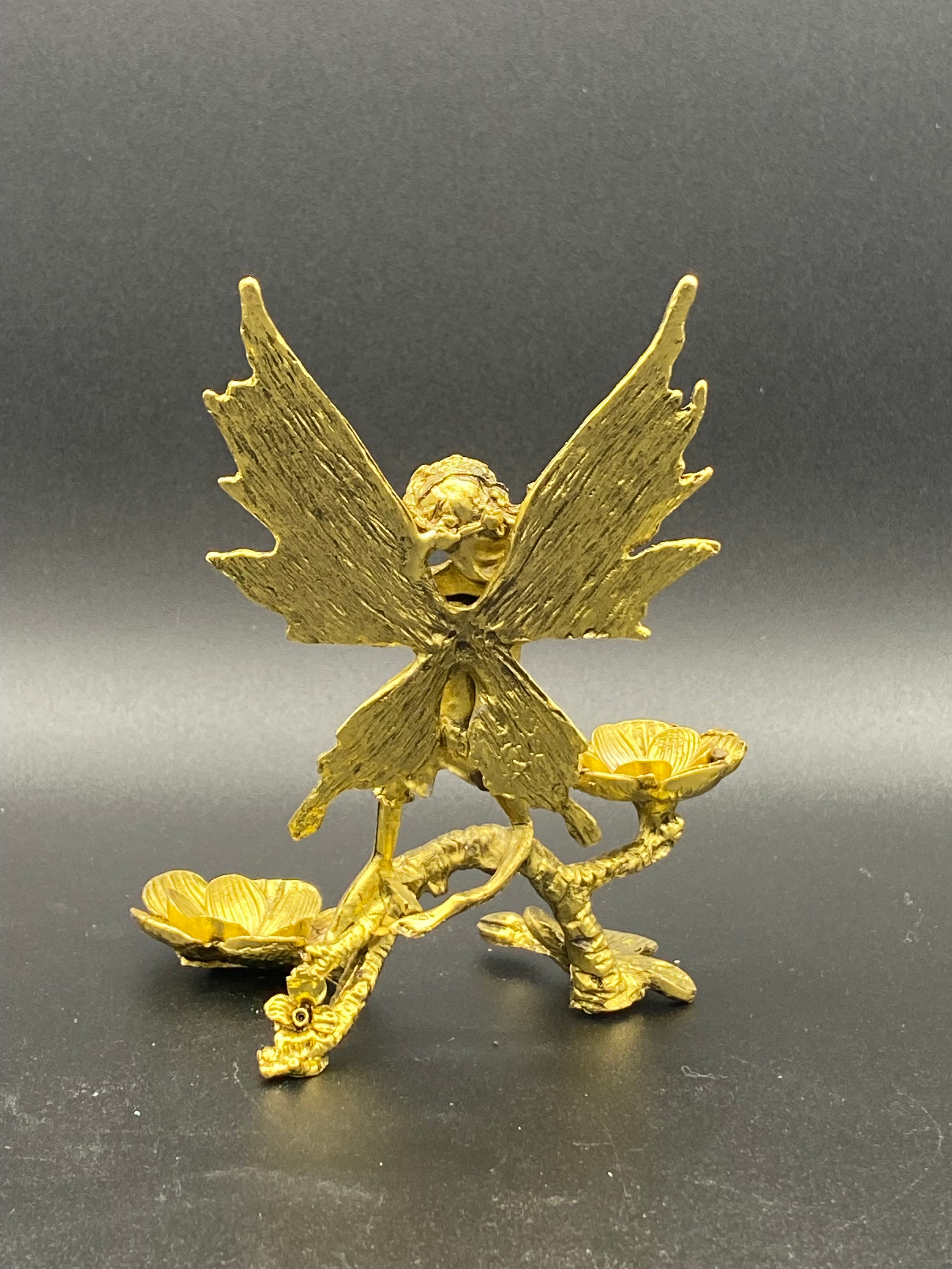 Golden Fairy Sphere Holder