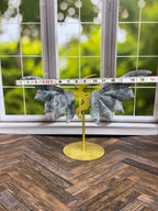 Labradorite Dragon Wings with Stand