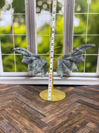 Labradorite Dragon Wings with Stand