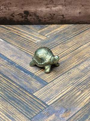 Open image in slideshow, Pyrite Turtle Carving
