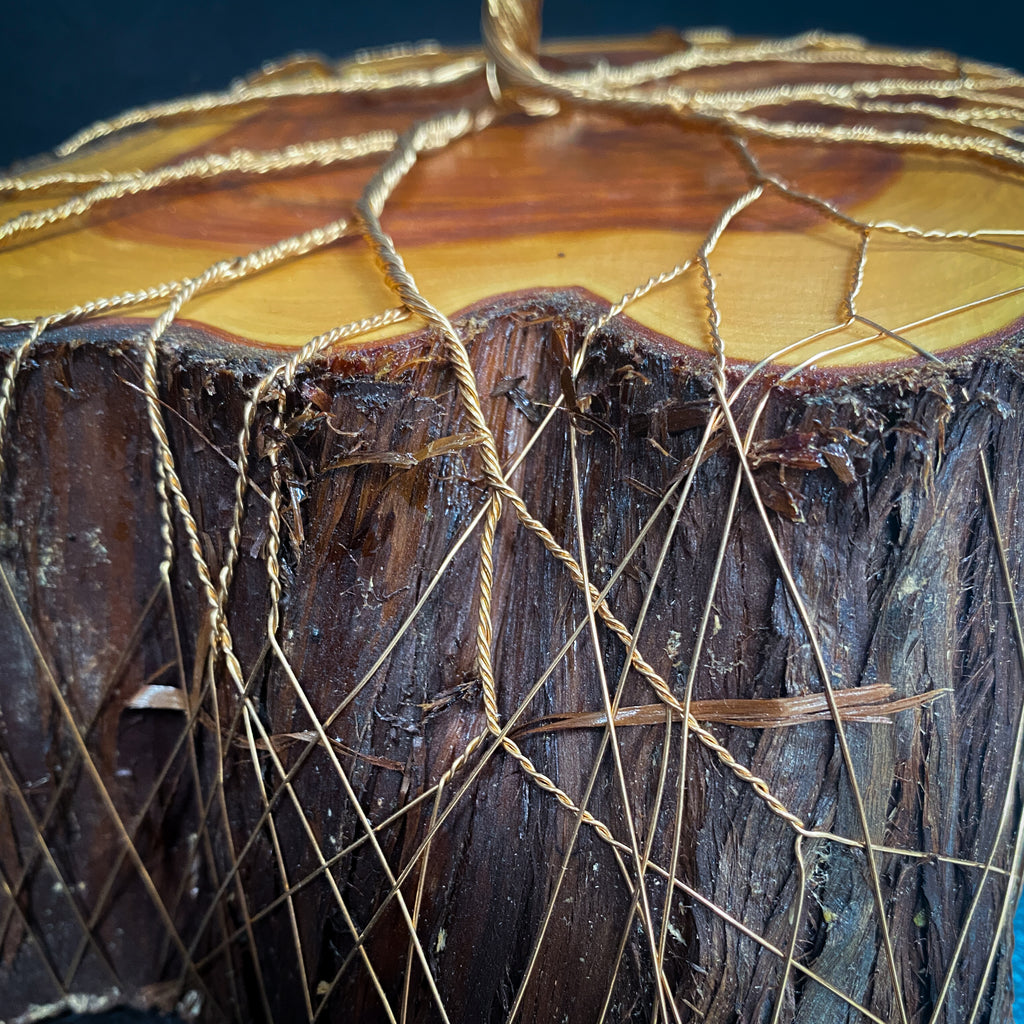 Amazonite and Jasper Wire Tree