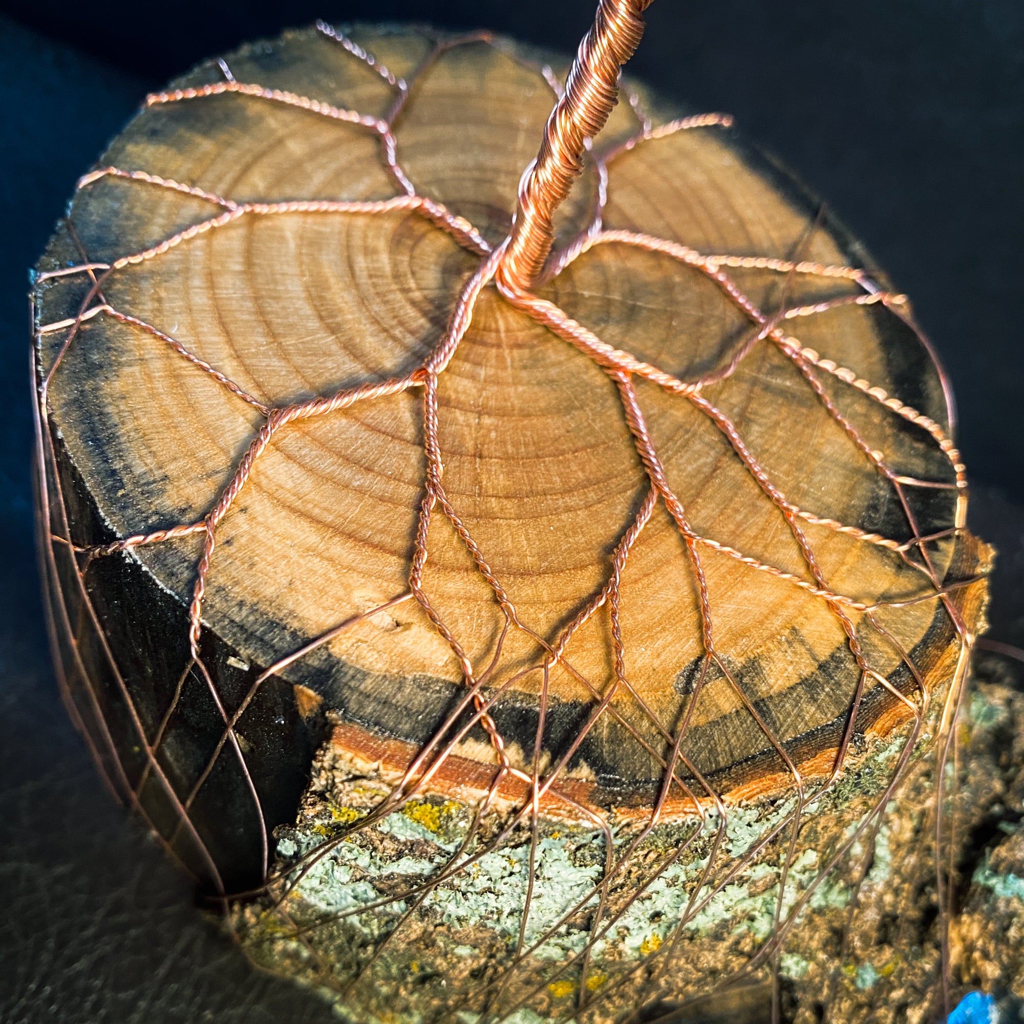 Amethyst Peridot Wire Tree