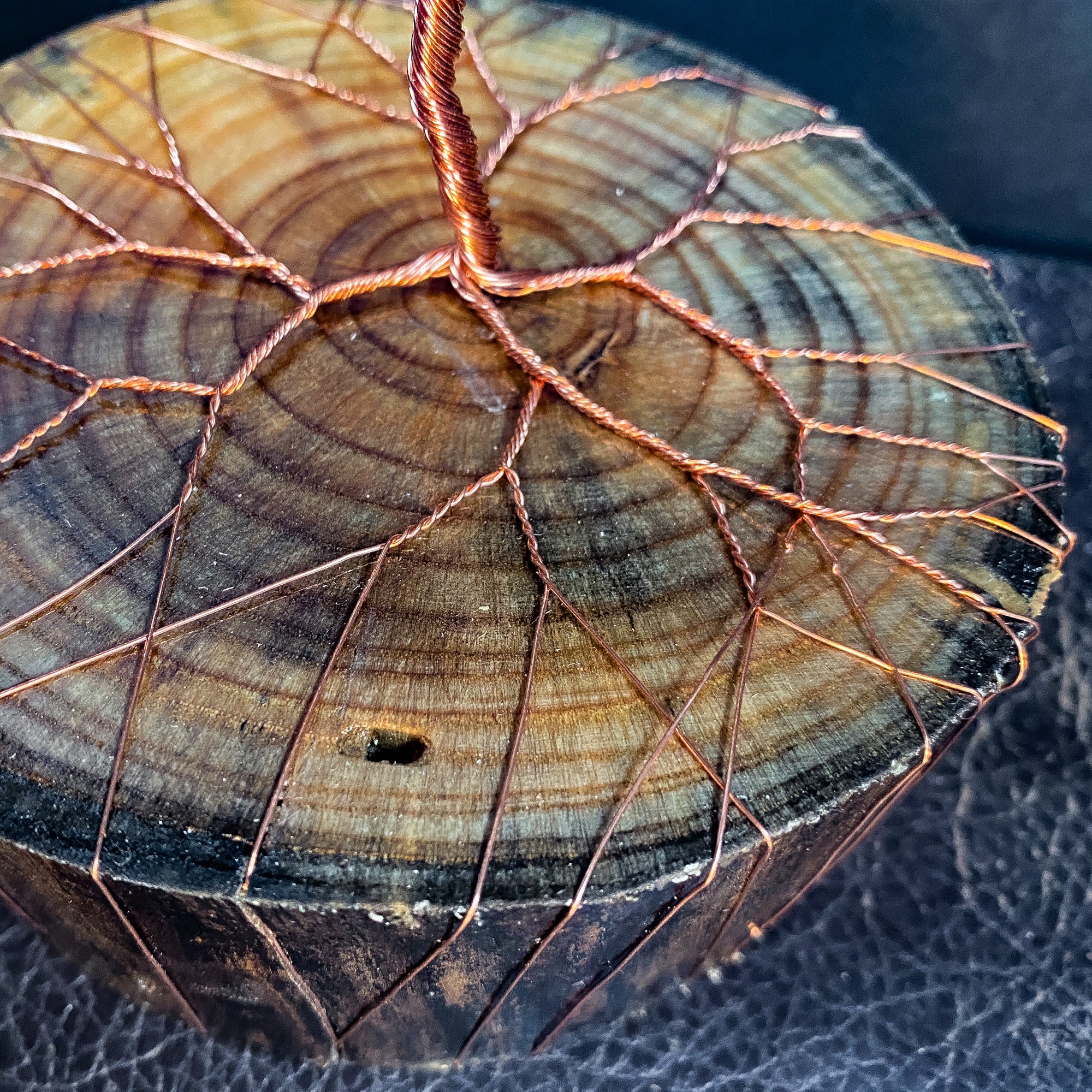Leopardskin Jasper Wire Tree
