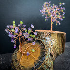 Amethyst Peridot Wire Tree