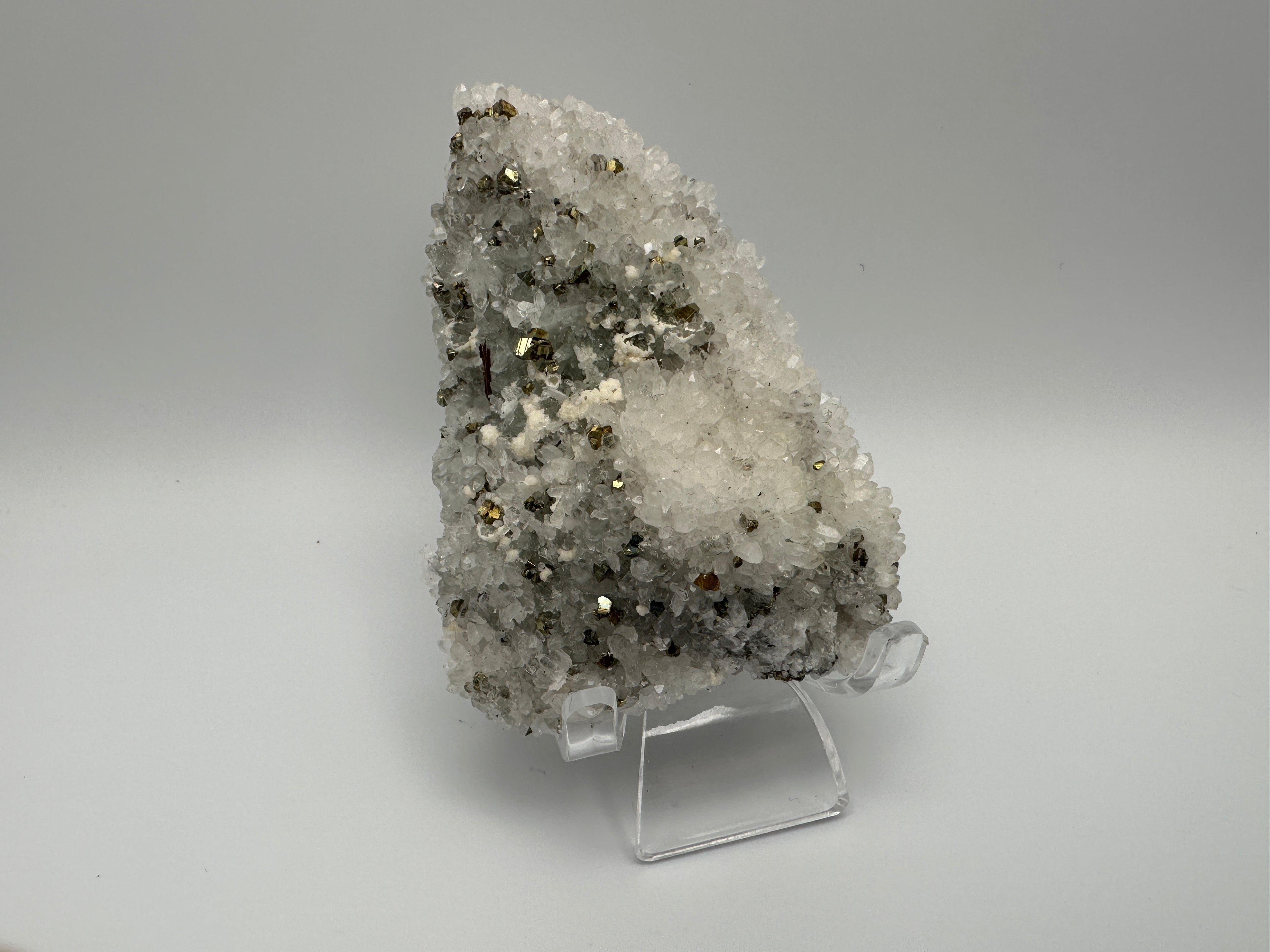 Pyrite in Quartz Specimen