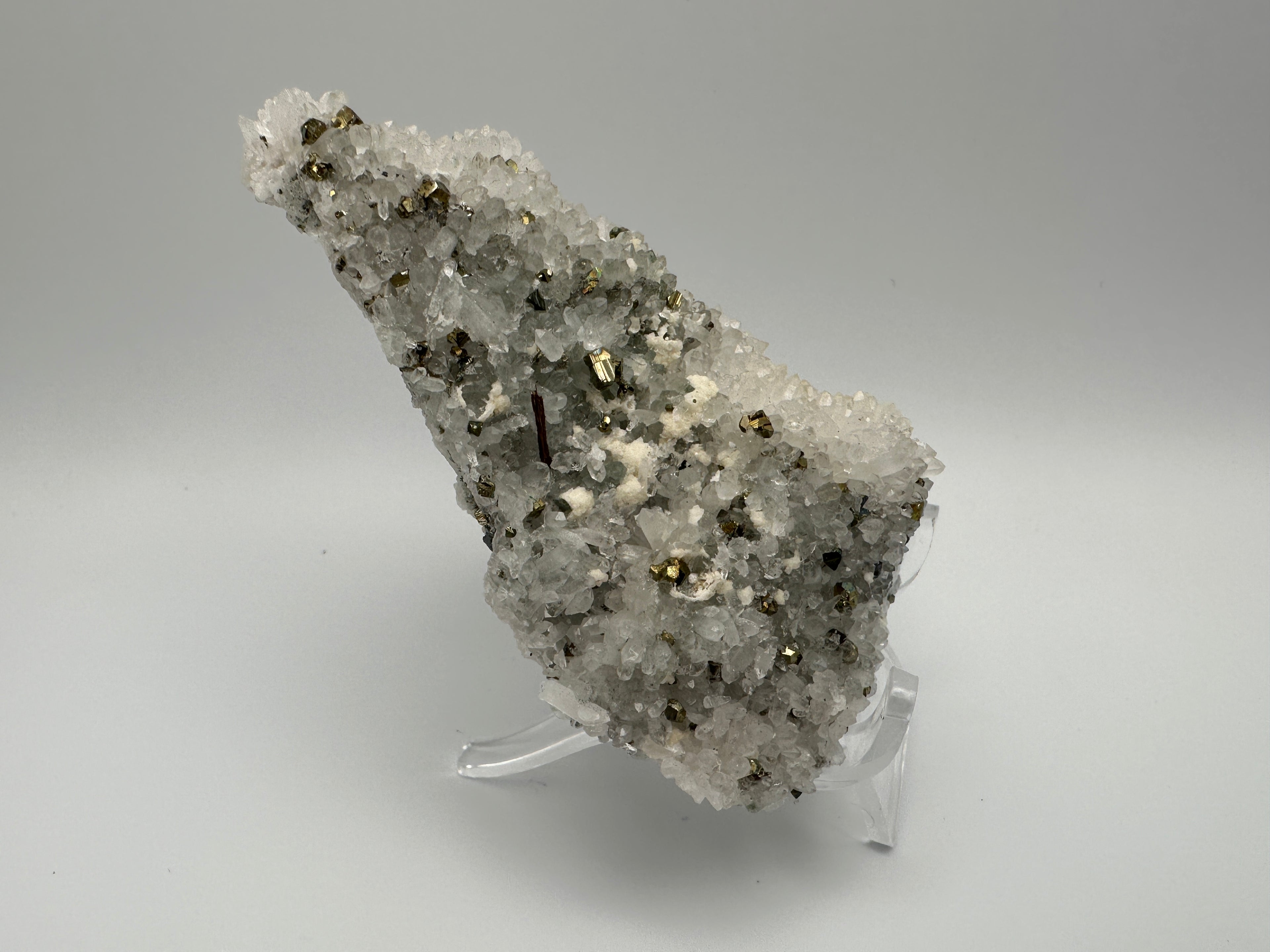 Pyrite in Quartz Specimen