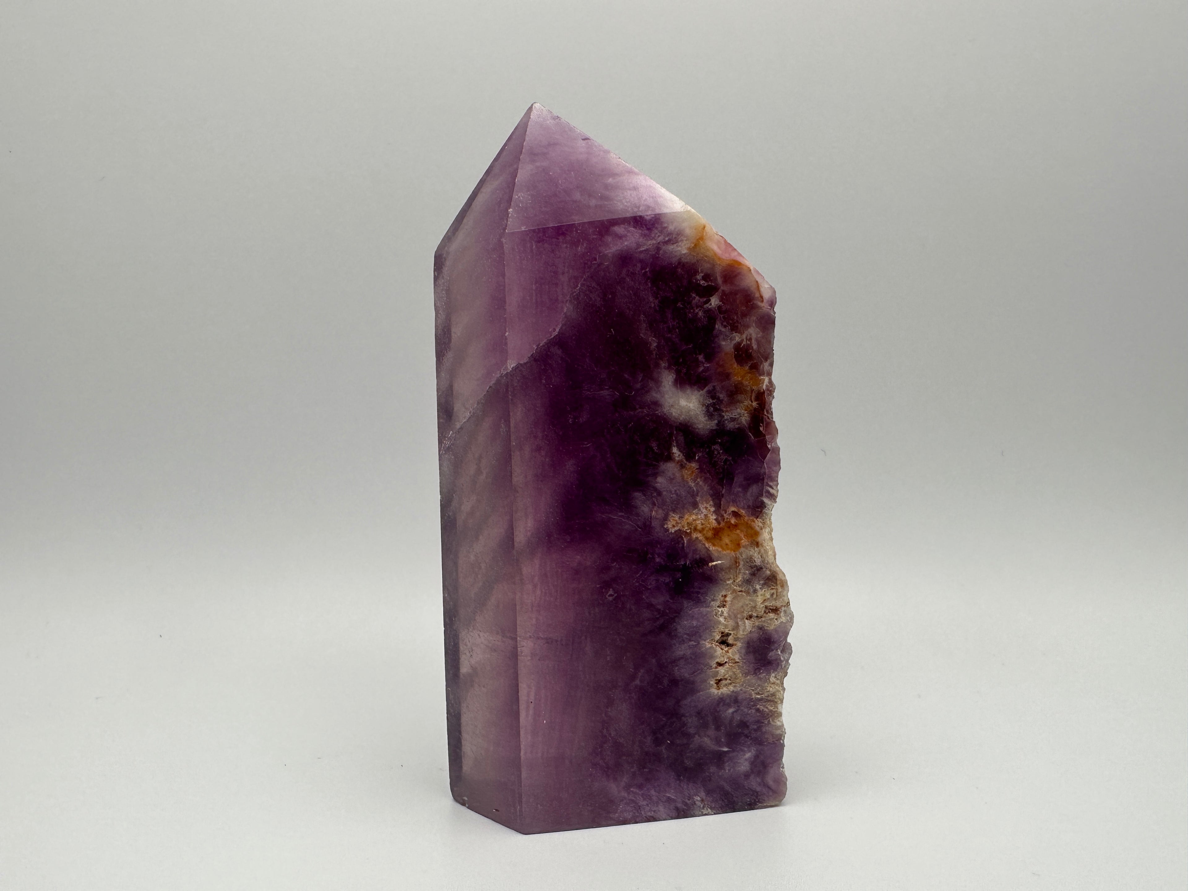Purple Fluorite Freeform Crystal Tower