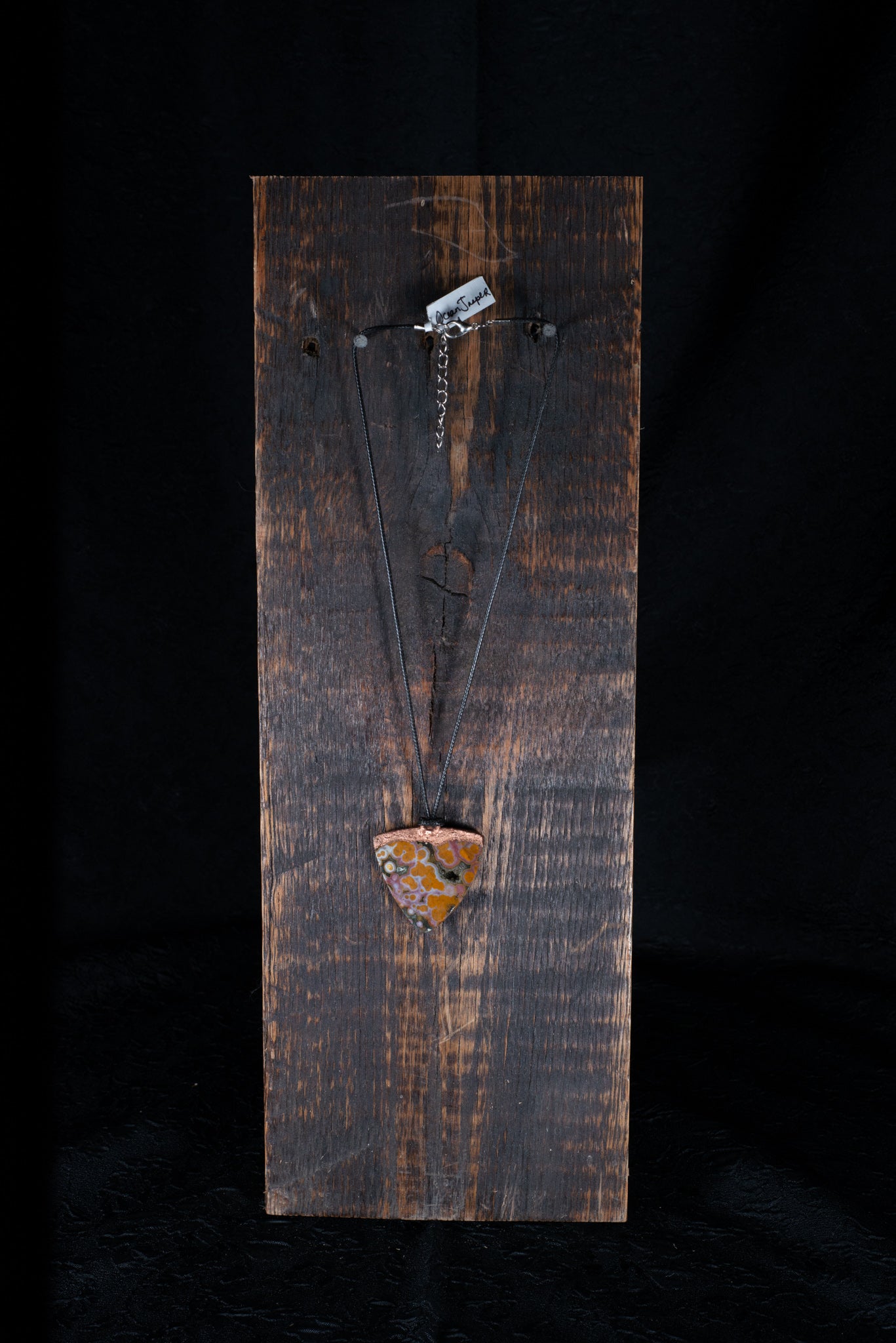 Ocean Japer with Copper Accent Pendent