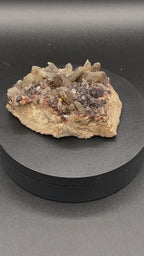 Garnet and Quartz Cluster